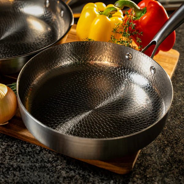 Titanium Hammered Deep Pan - Yūgen Series - HOMESŌKO