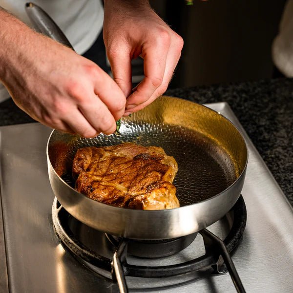 Titanium Hammered Deep Pan - Yūgen Series - HOMESŌKO