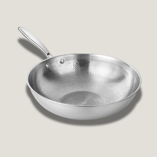 Titanium Hammered Wok